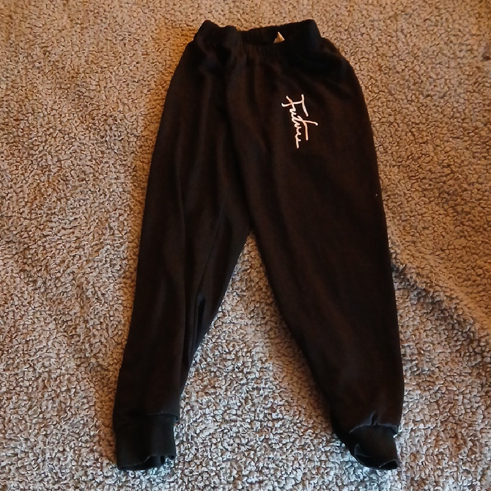 Kids Black Jogger Pants